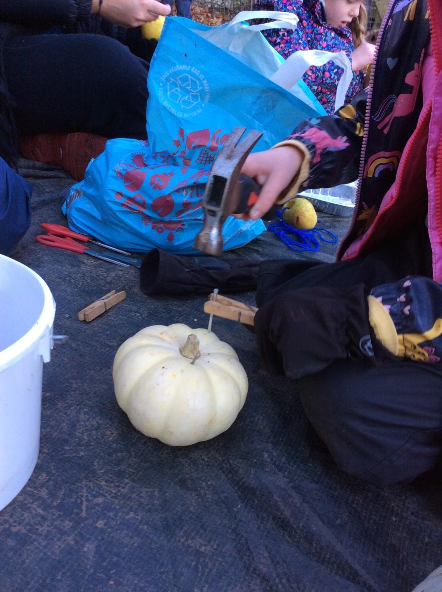 This is an excellent way to learn how to use a hammer and nails safely. 