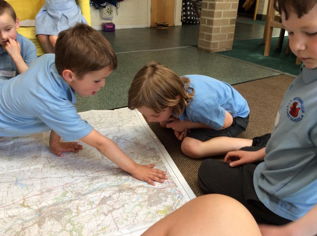 Identifying symbols on ordinance survey maps