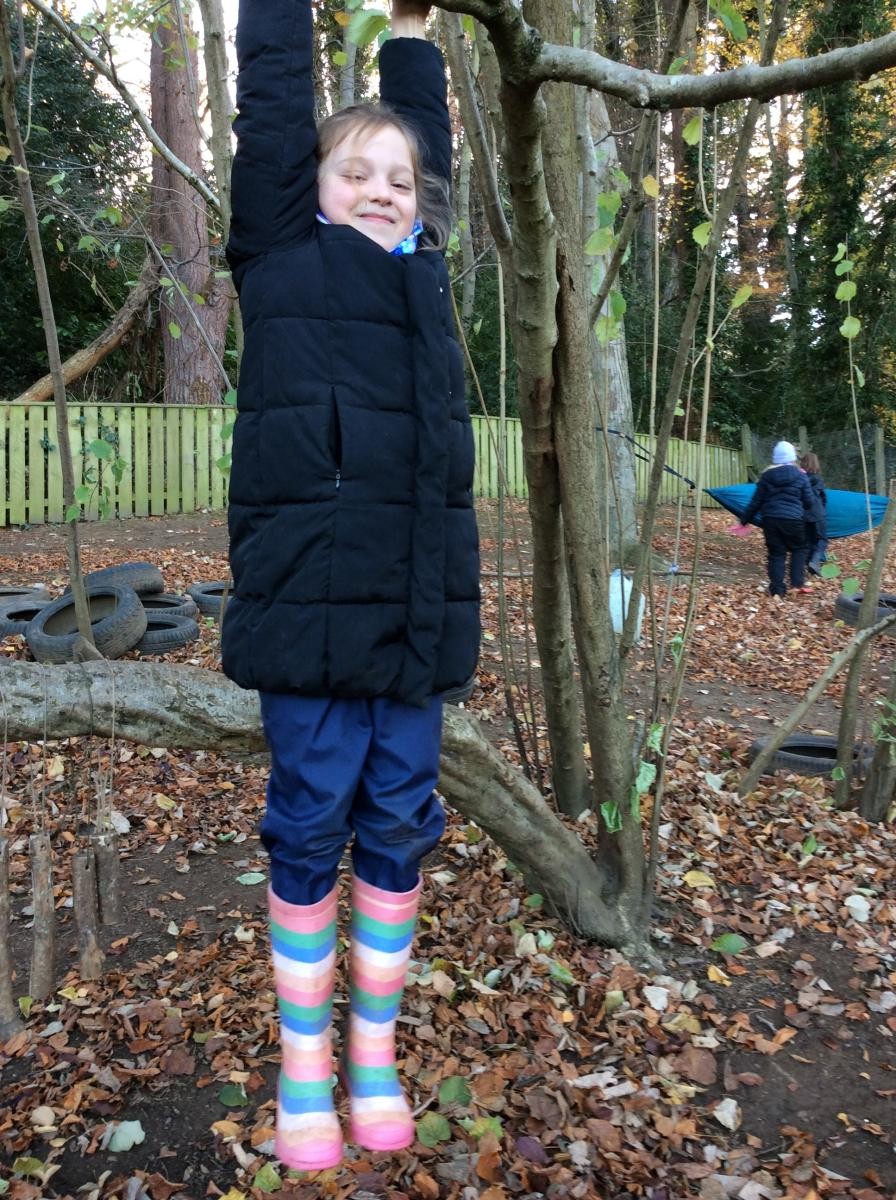 We like hanging around in the forest!