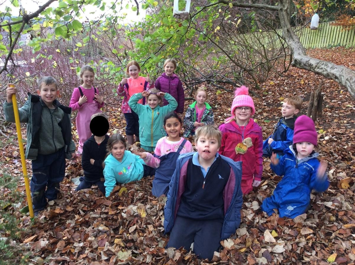 We made a giant nest that we could all fit into!