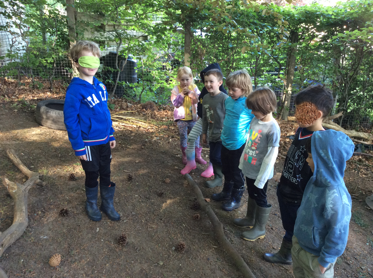Week 4. Class 1 played Minefield for the first time today.
