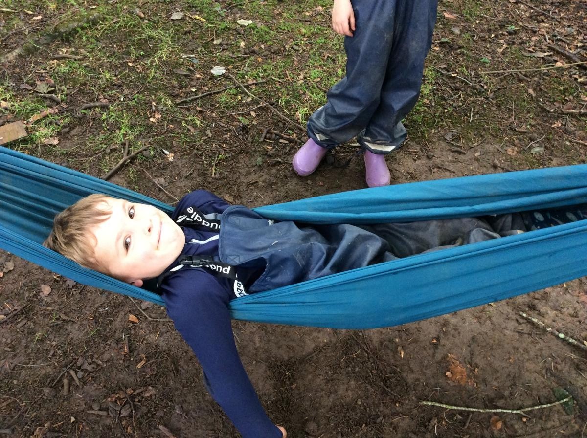We had some time to relax in the hammock.