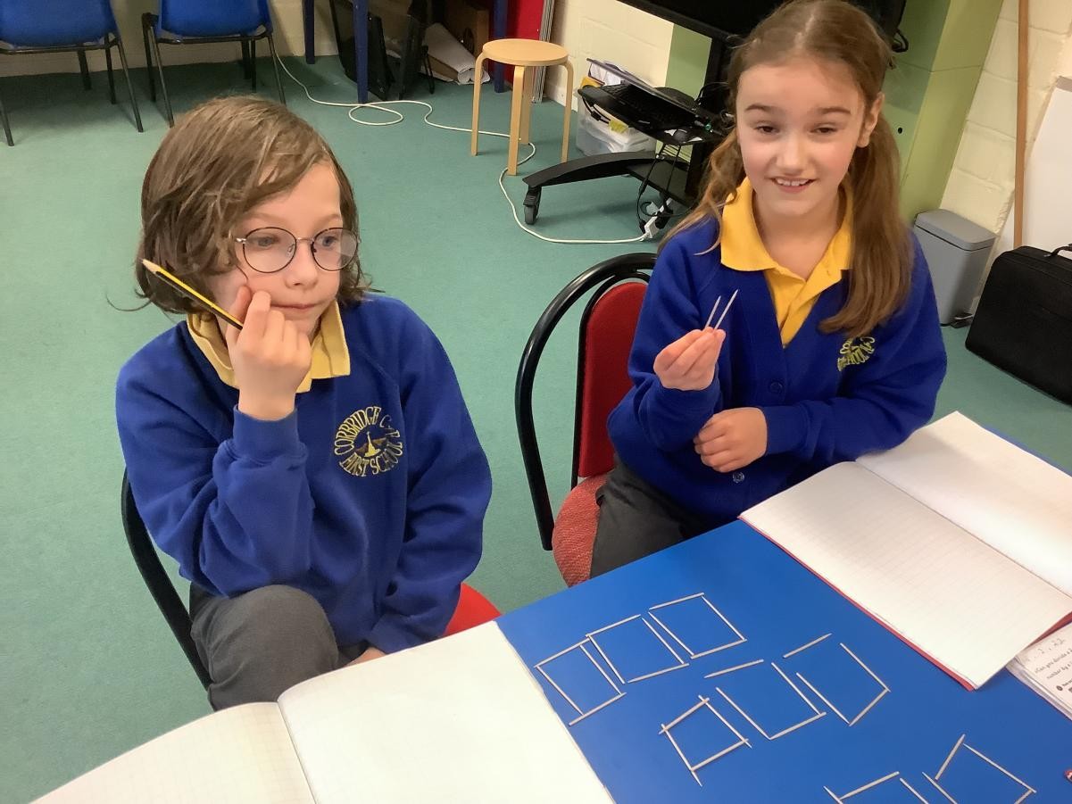 dividing by 4, with remainders