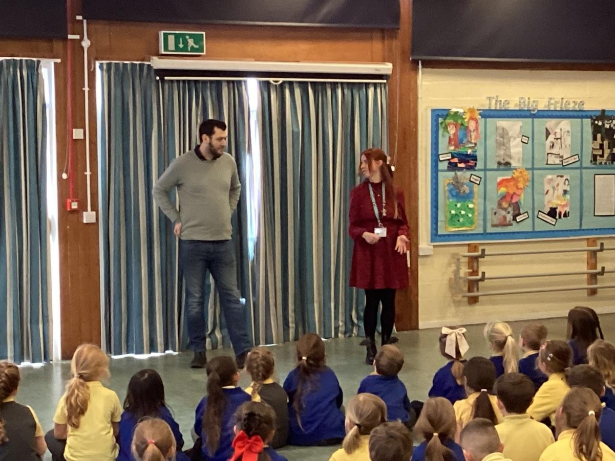 We had a visit from our MP Joe Morris. We learnt so much! 