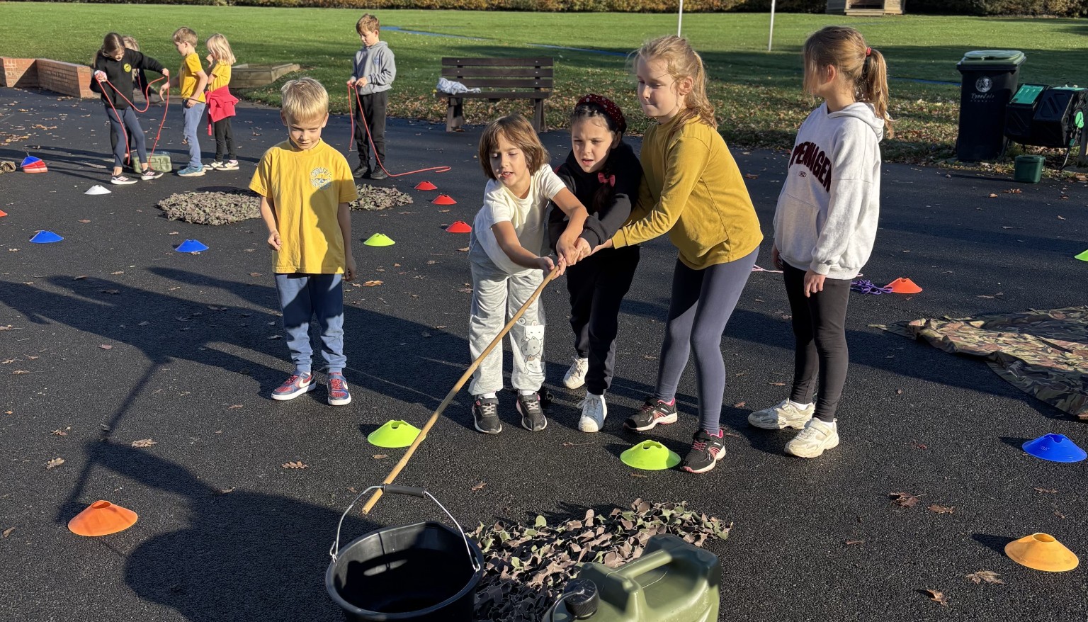 Retrieving lost equipment 