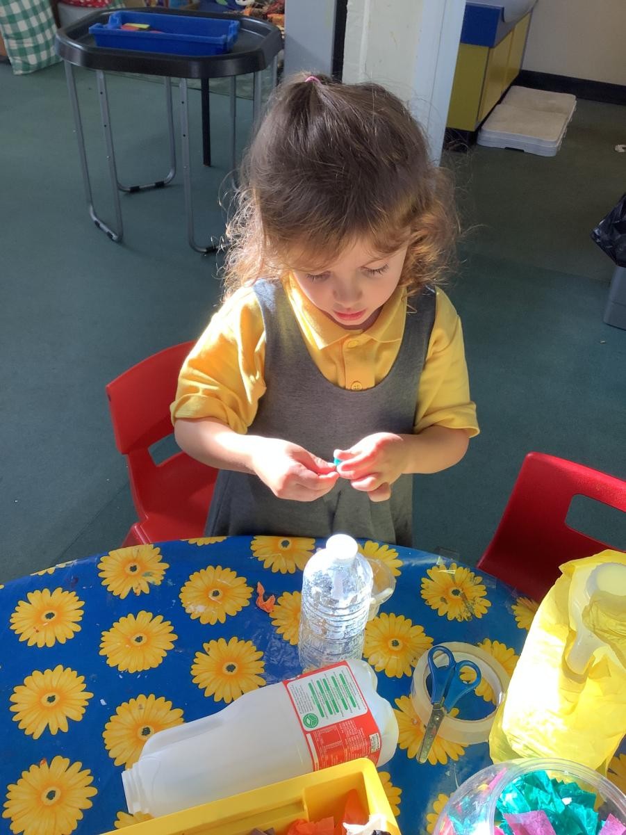 Here's some of Reception model making. 