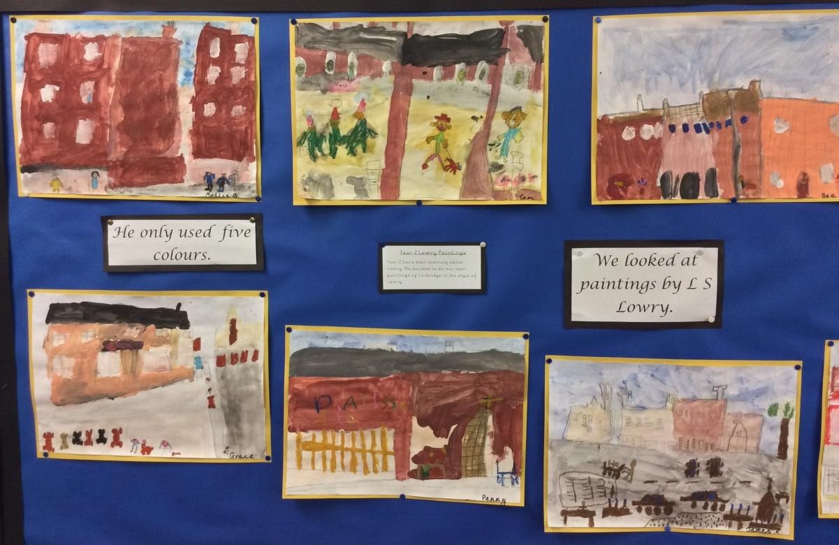 Children love their art lessons we are proud of their outcomes!