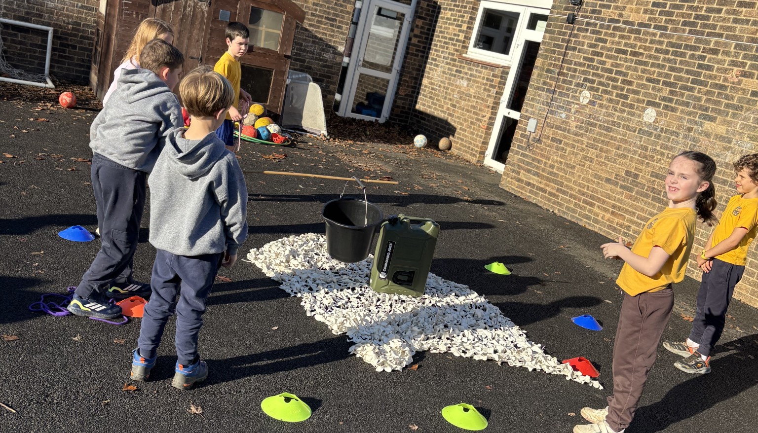 Retrieving lost equipment 