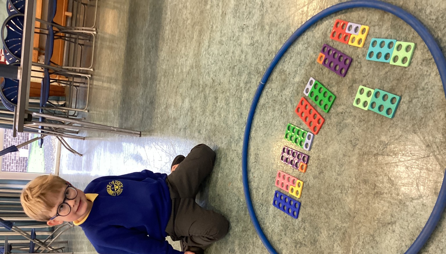 Using our new knowledge we had to find as many number bonds as we could. 