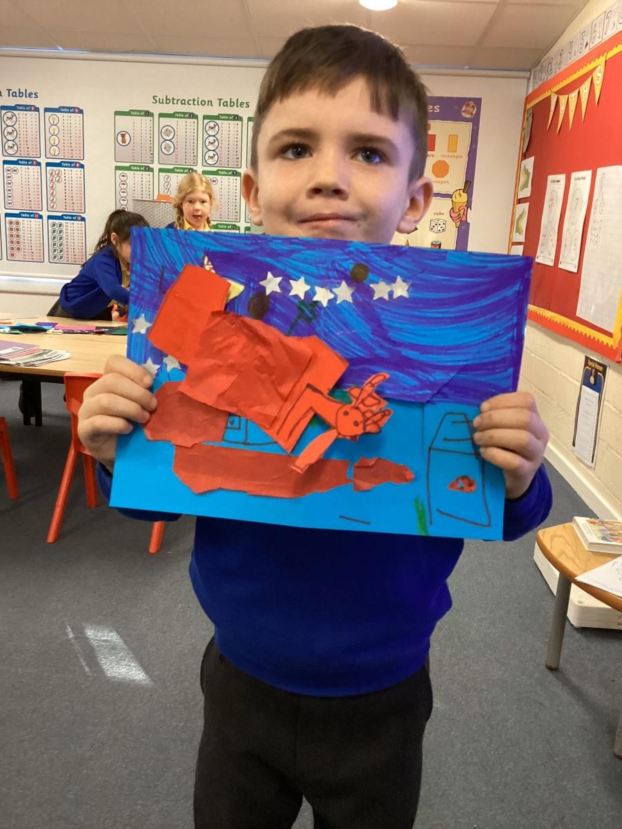 Year 1 worked hard to create their Christmas themed moving storyboards.