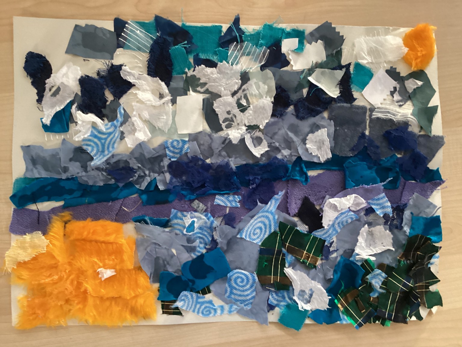 Textile Sea scene