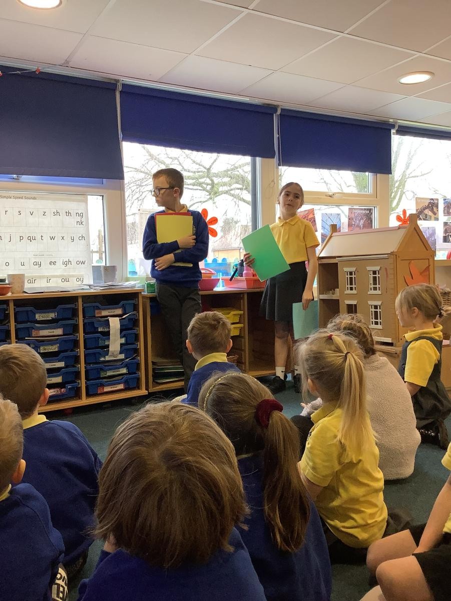 Miss Storey and her year 4 helpers came to tell us all about The Zones of Regulation.