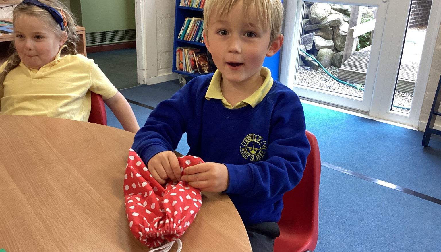 Today we explored touch