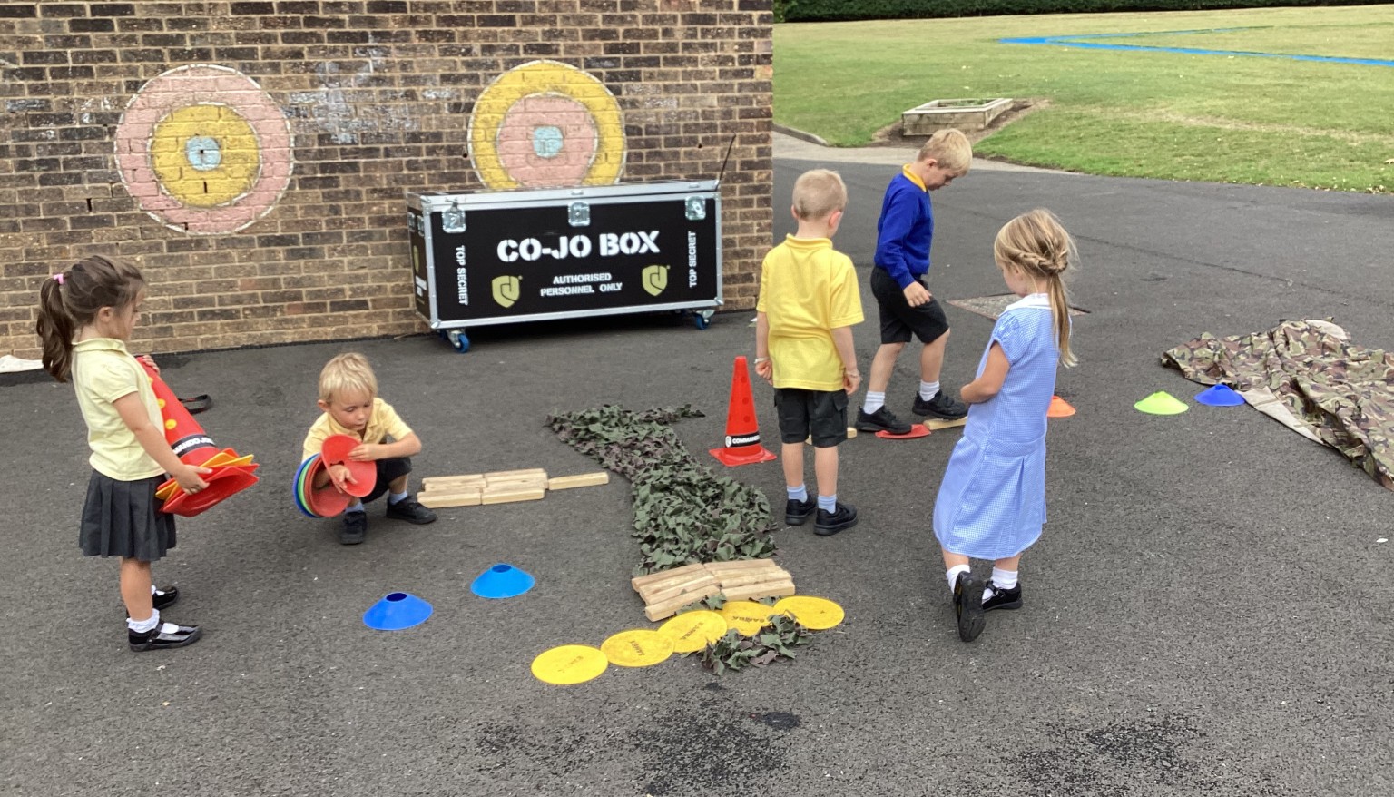 Today we worked as a team to carry out a Commando Joes mission.