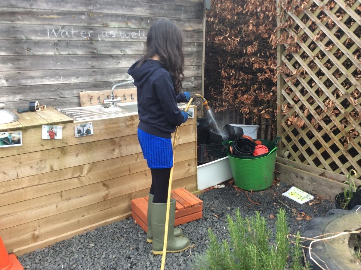 It's that time of year again when all the pots and beds in our allotment need cleaned and weeded ready to start sowing and growing.