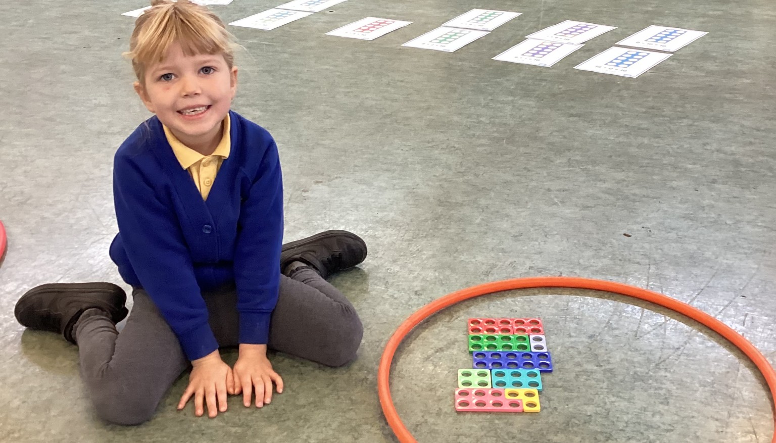 Using our new knowledge we had to find as many number bonds as we could. 