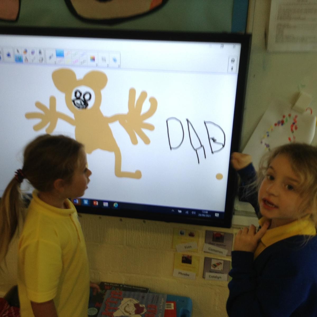 Reception - Using a drawing tool
