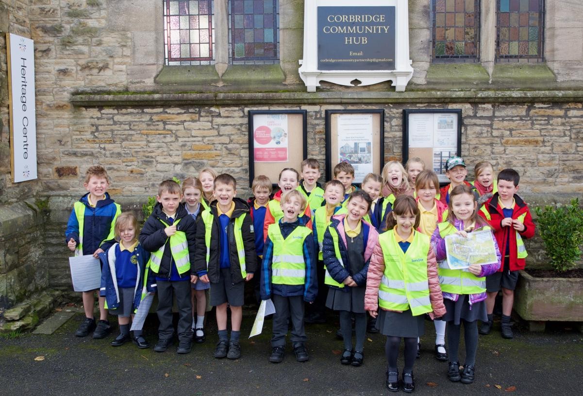 Visit to Corbridge Heritage Centre and guided tour of Corbridge 