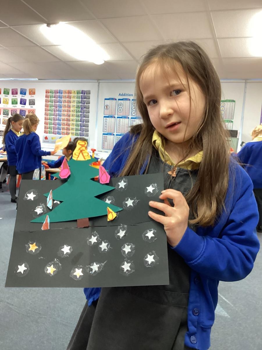 Year 1 worked hard to create their Christmas themed moving storyboards.