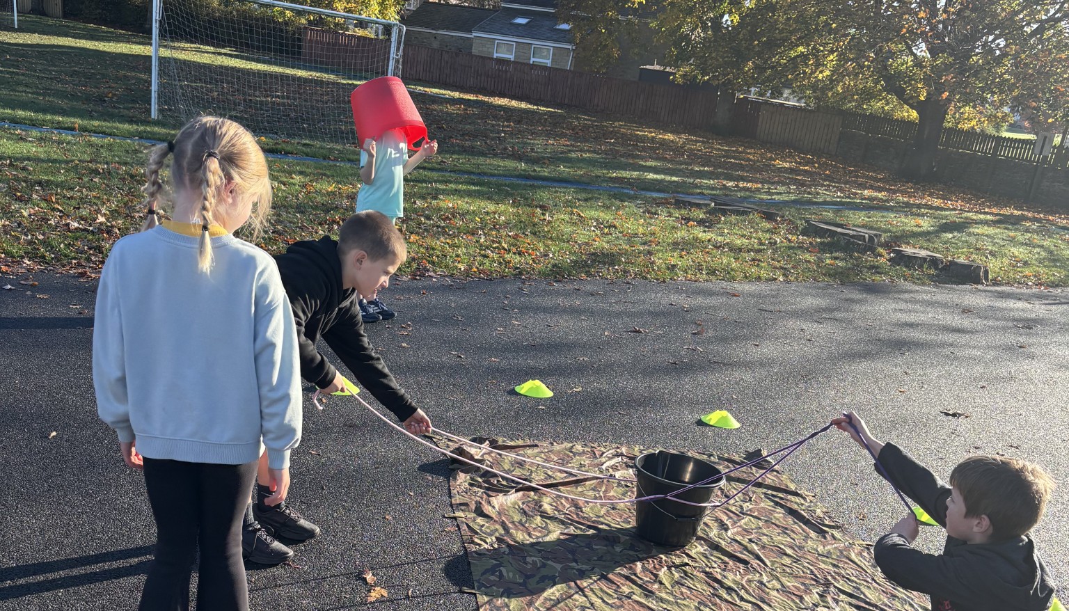 Retrieving lost equipment 