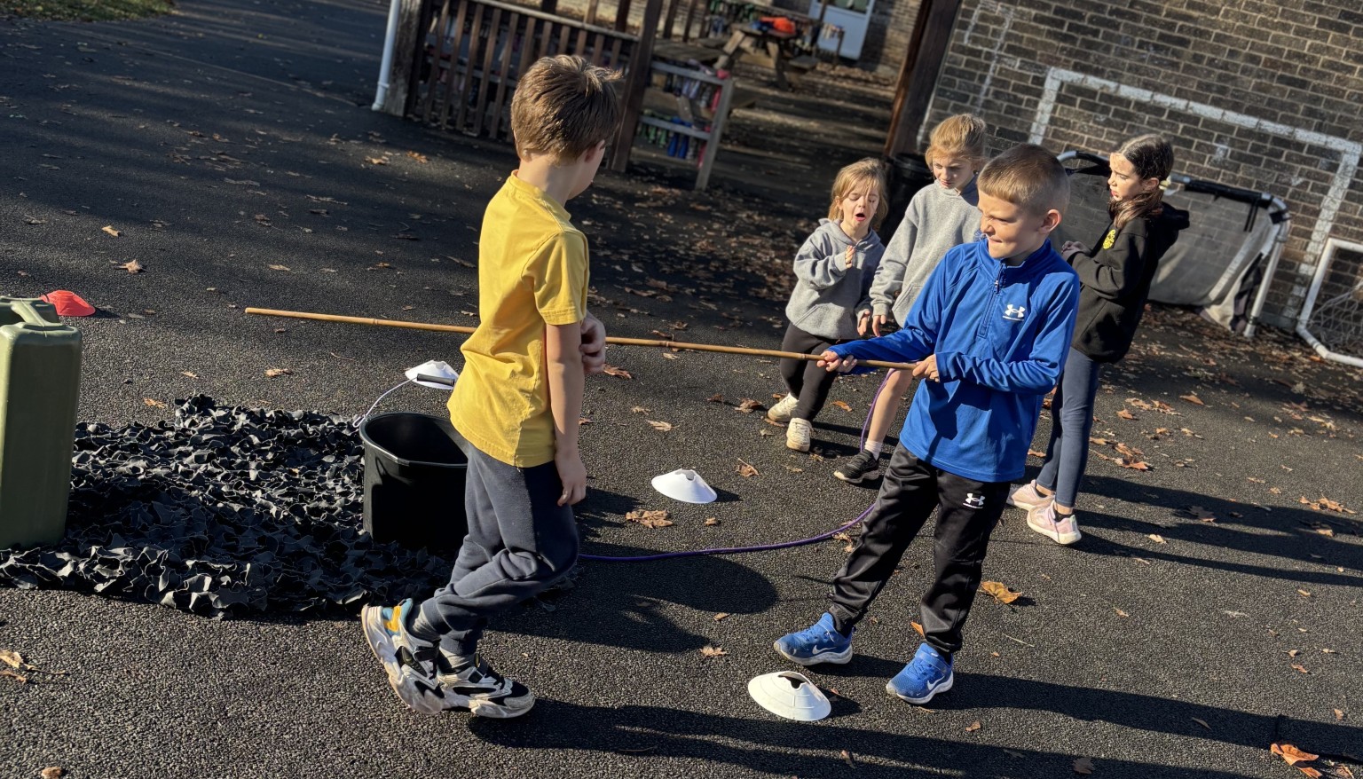 Retrieving lost equipment 