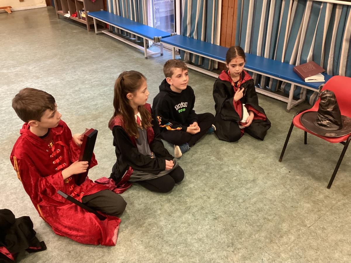 We were sorted into houses and given our mission