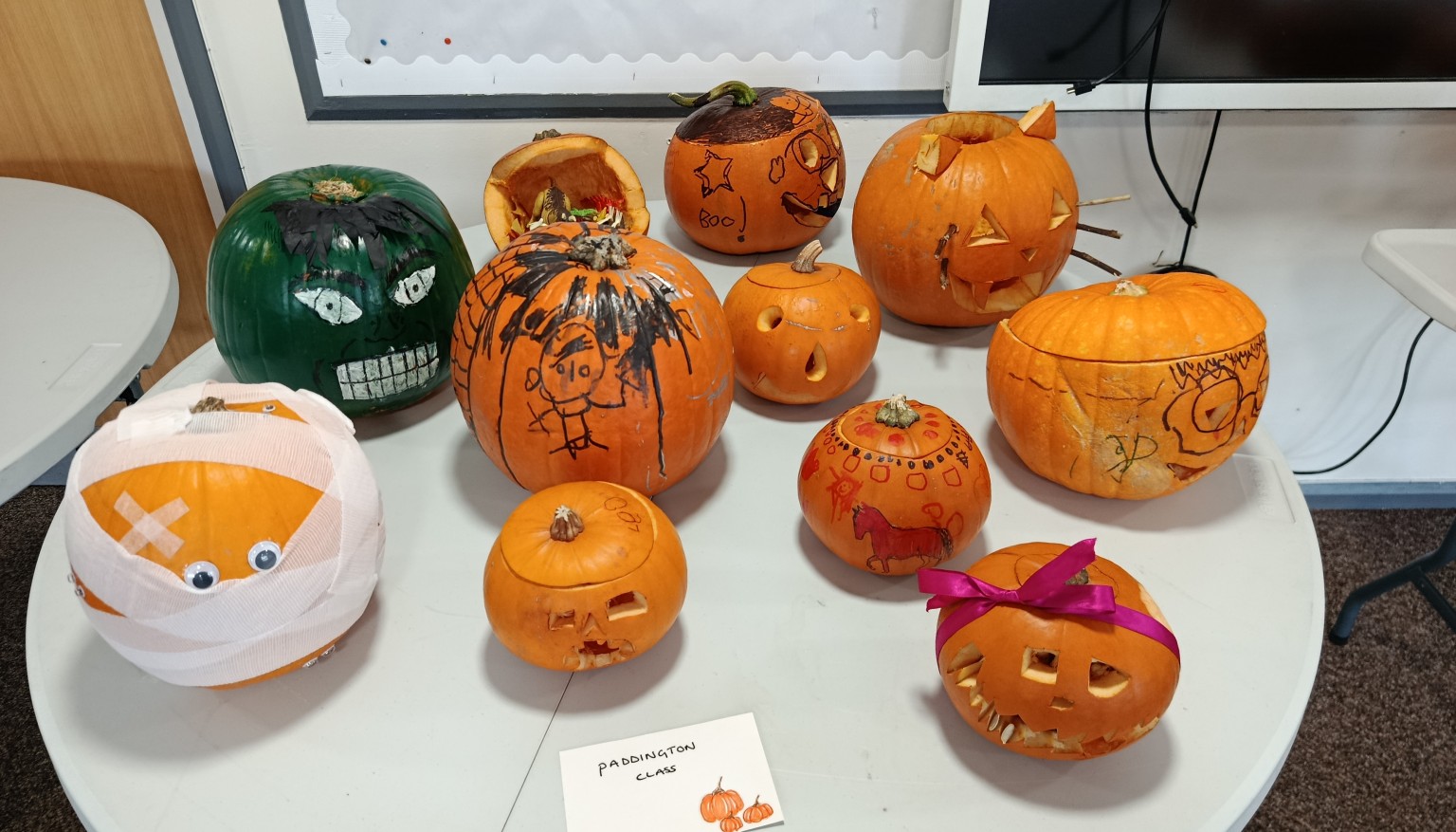 Paddington's pumpkins