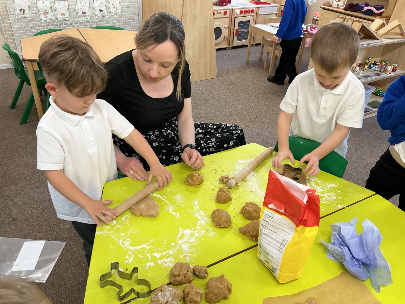 Making gingerbread