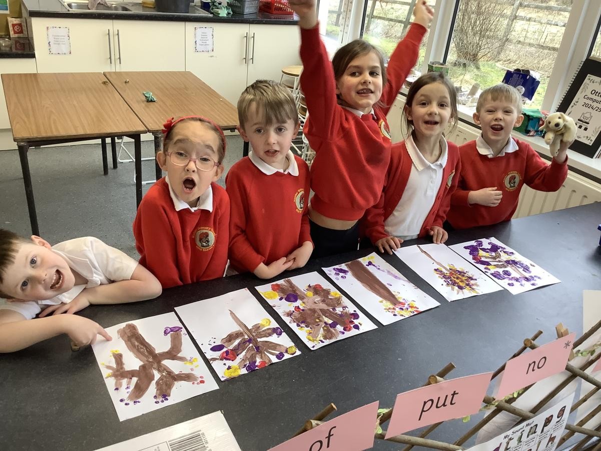 Creating artwork to mark the Hindu festival of Holi