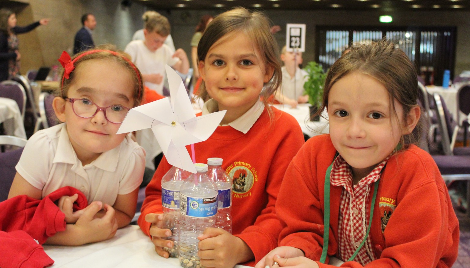 Pupils at sustainability event