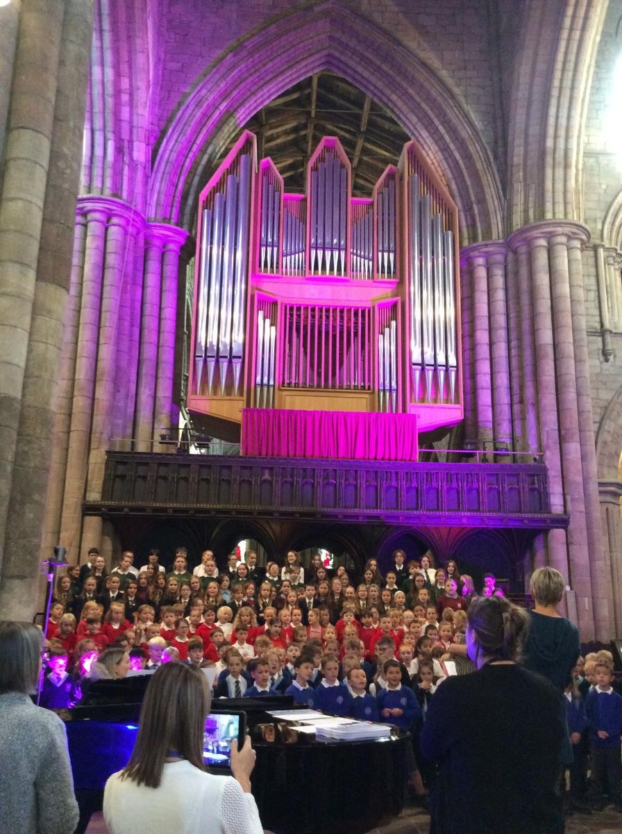 Singing in the Hexham Abbey Festival