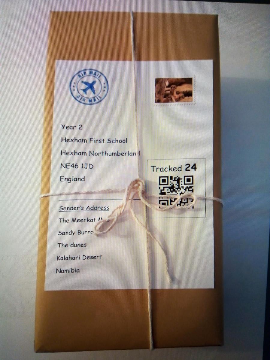 Year 2 received some exciting post from around the world. 
