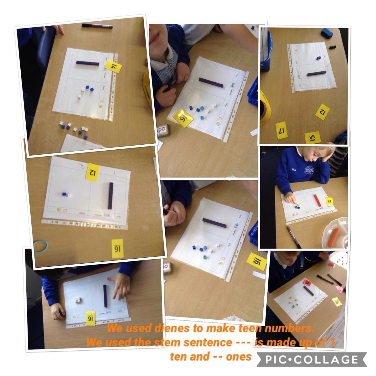 Teen numbers in Year 1