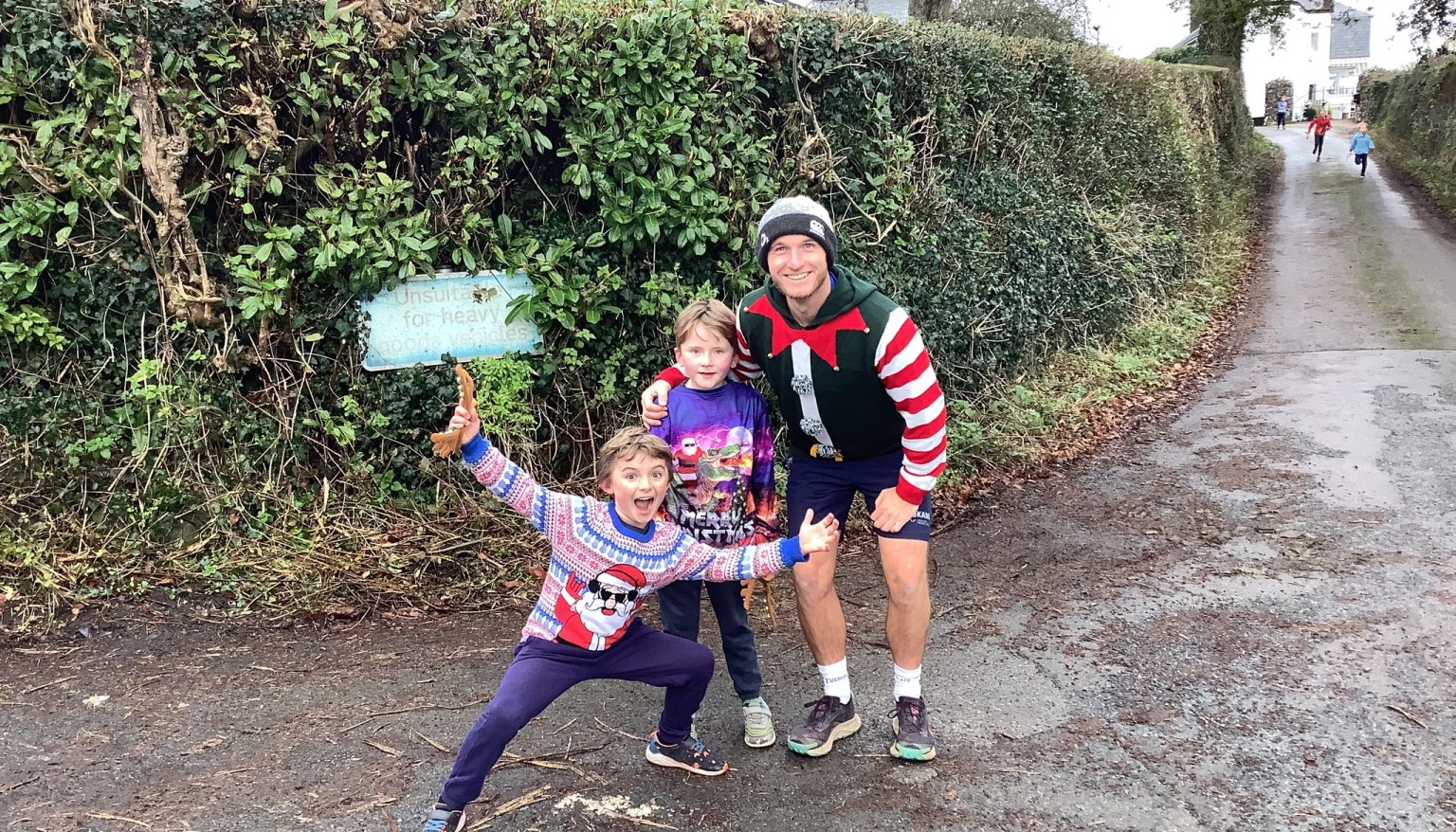 Fun with Mr Tanner on the Rudolph Run