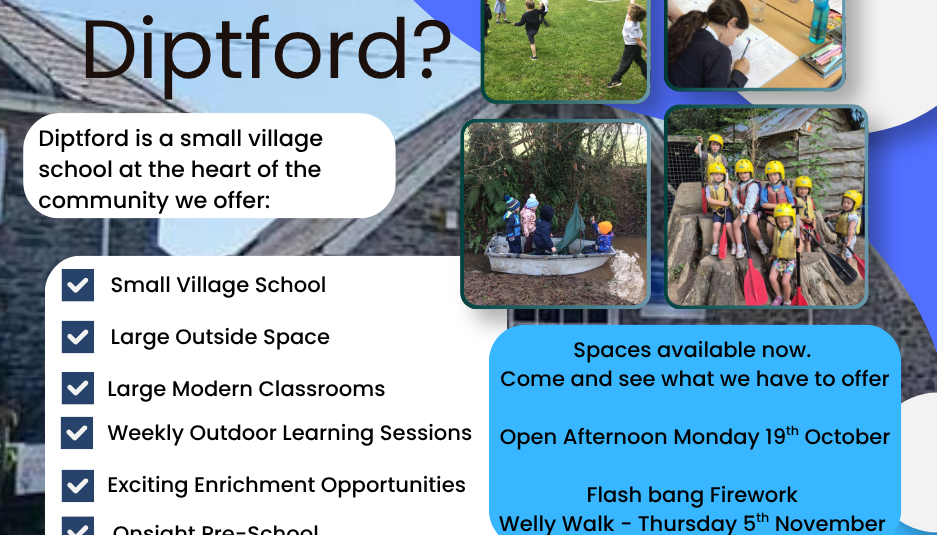 Open Events at Diptford Primary School