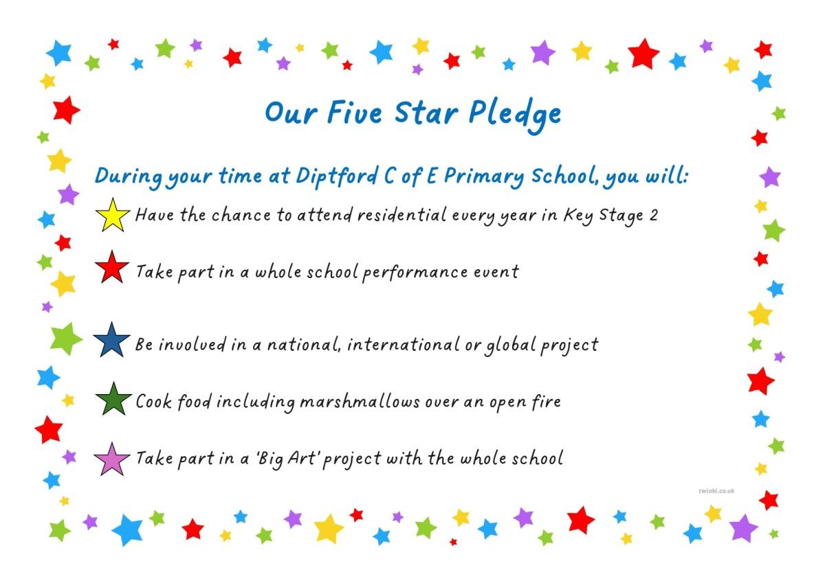 Our Five Star Pledge 