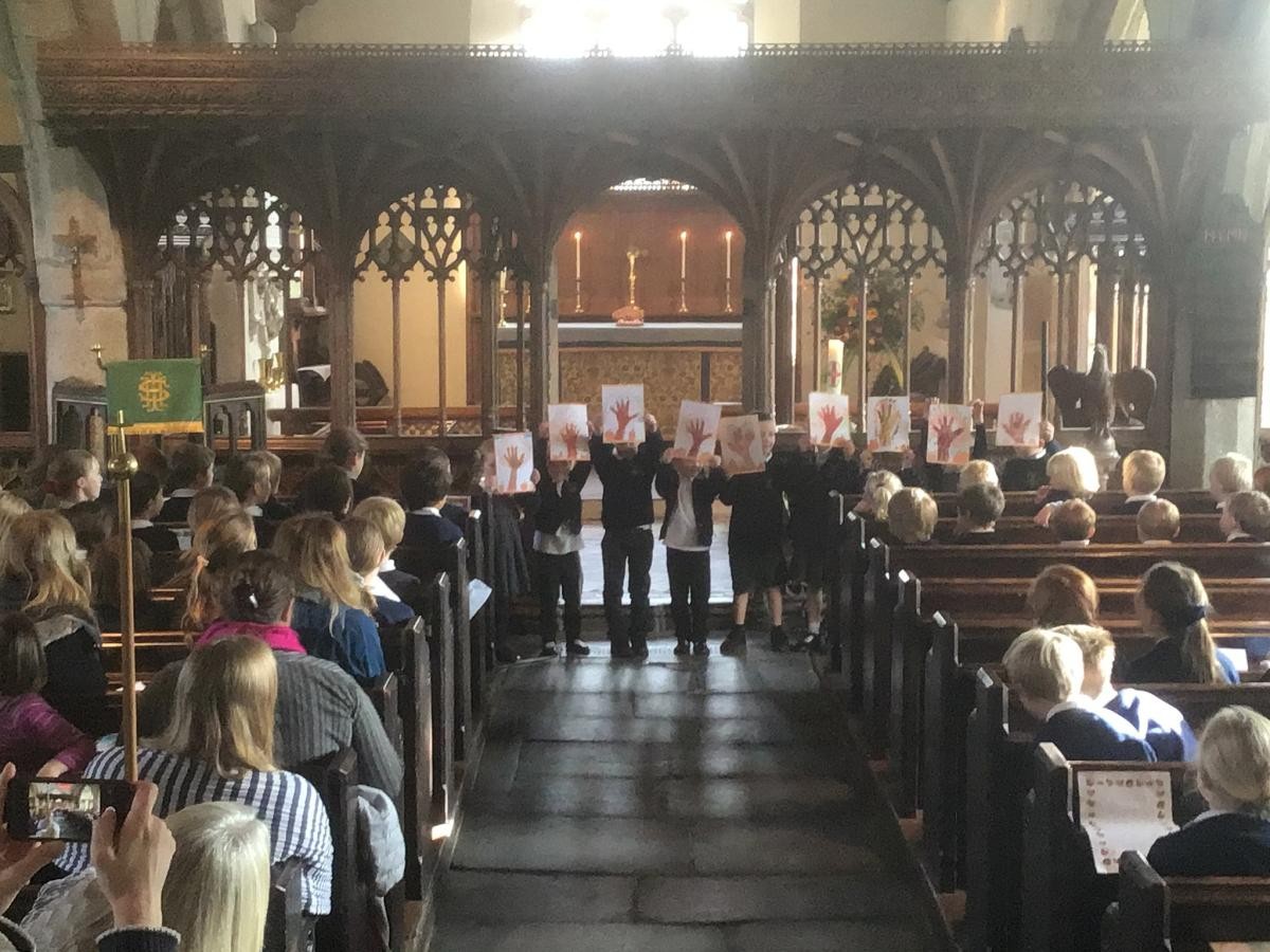 Our Harvest Service 2022 In Church 