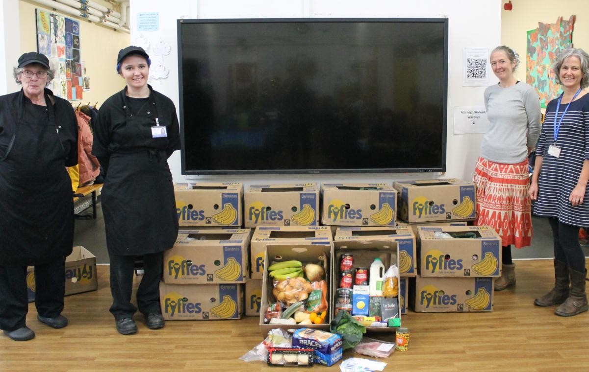 Working with Holiday Activities and Food programme to donate food hampers and China Blue activity vouchers to 26 children.