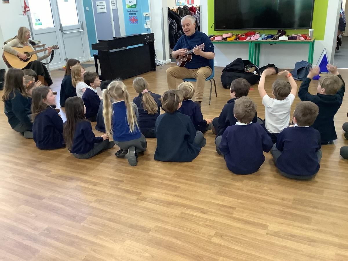 Children singing together