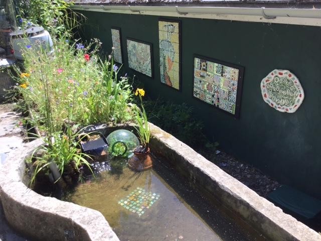 Mosaics depicting 'Our Wonderful World' created during Art Week 2020. 