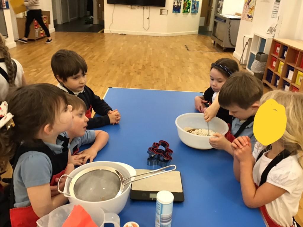 In literacy this week, we have been using our phonics to write some of the ingredients, equipment and instructions to make gingerbread men.