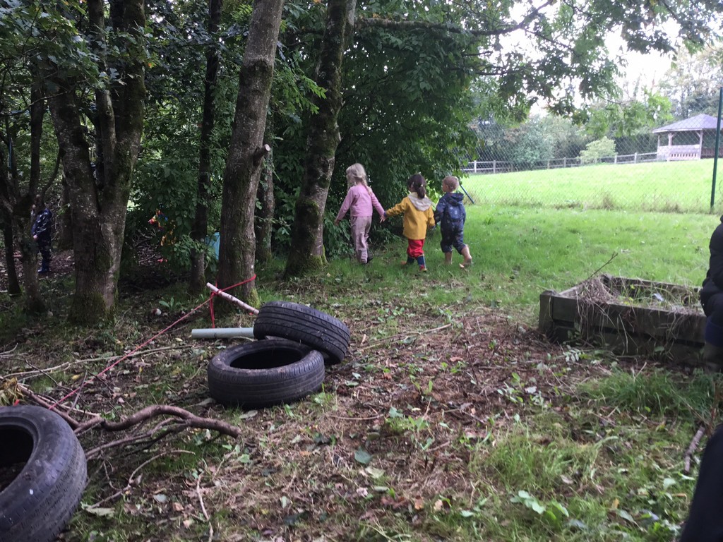Class One learnt some key outdoor safety messages and they explored our school field and woodland area.
