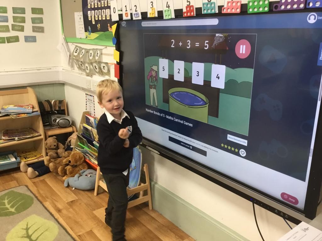 This week Class One have been working really hard on their quick recall of number bonds to 5 and their corresponding subtraction facts.