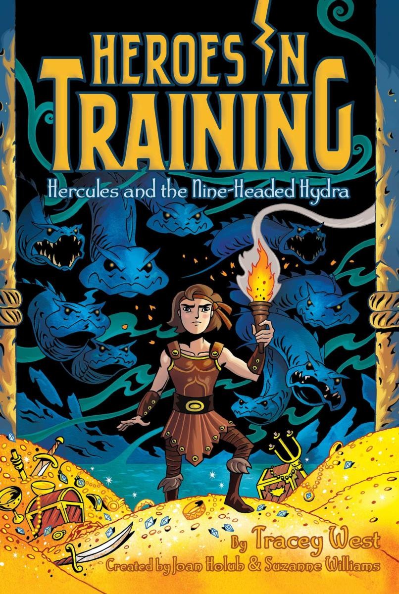 Our class text is Heros in Training - Hercules and the Nine Headed Hydra