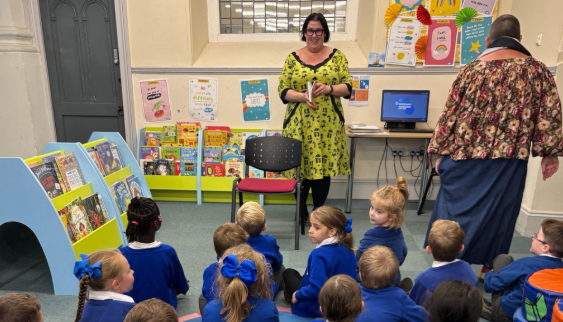 Visit to the library 