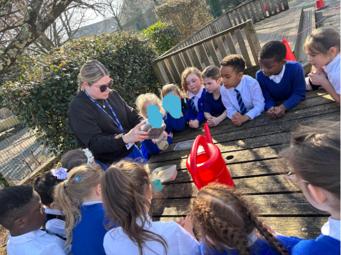 Creating our wormery