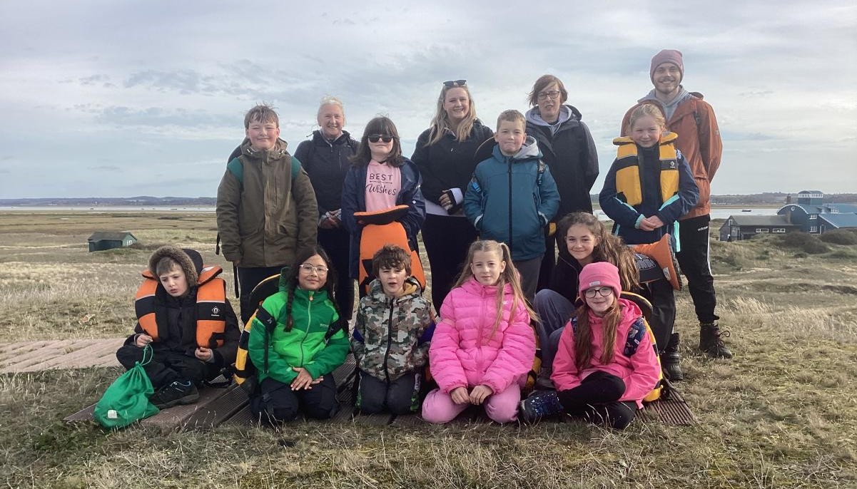 On a school trip
