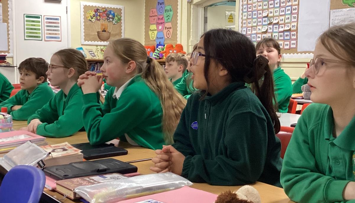 Pupils in class