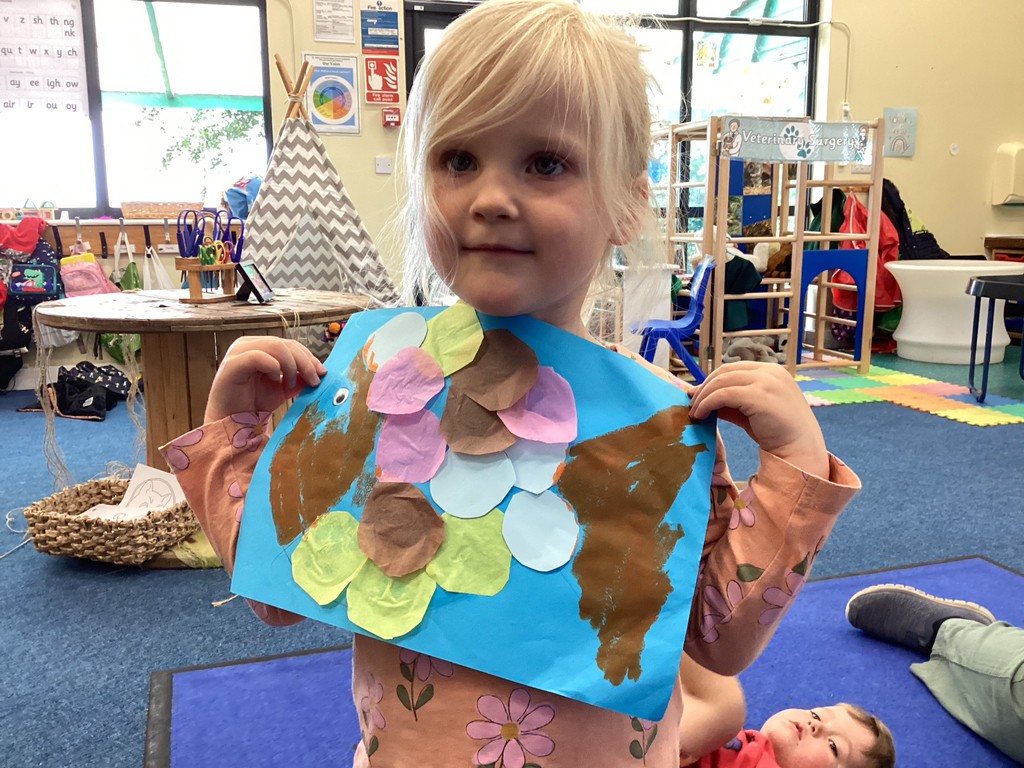 We made rainbow fish