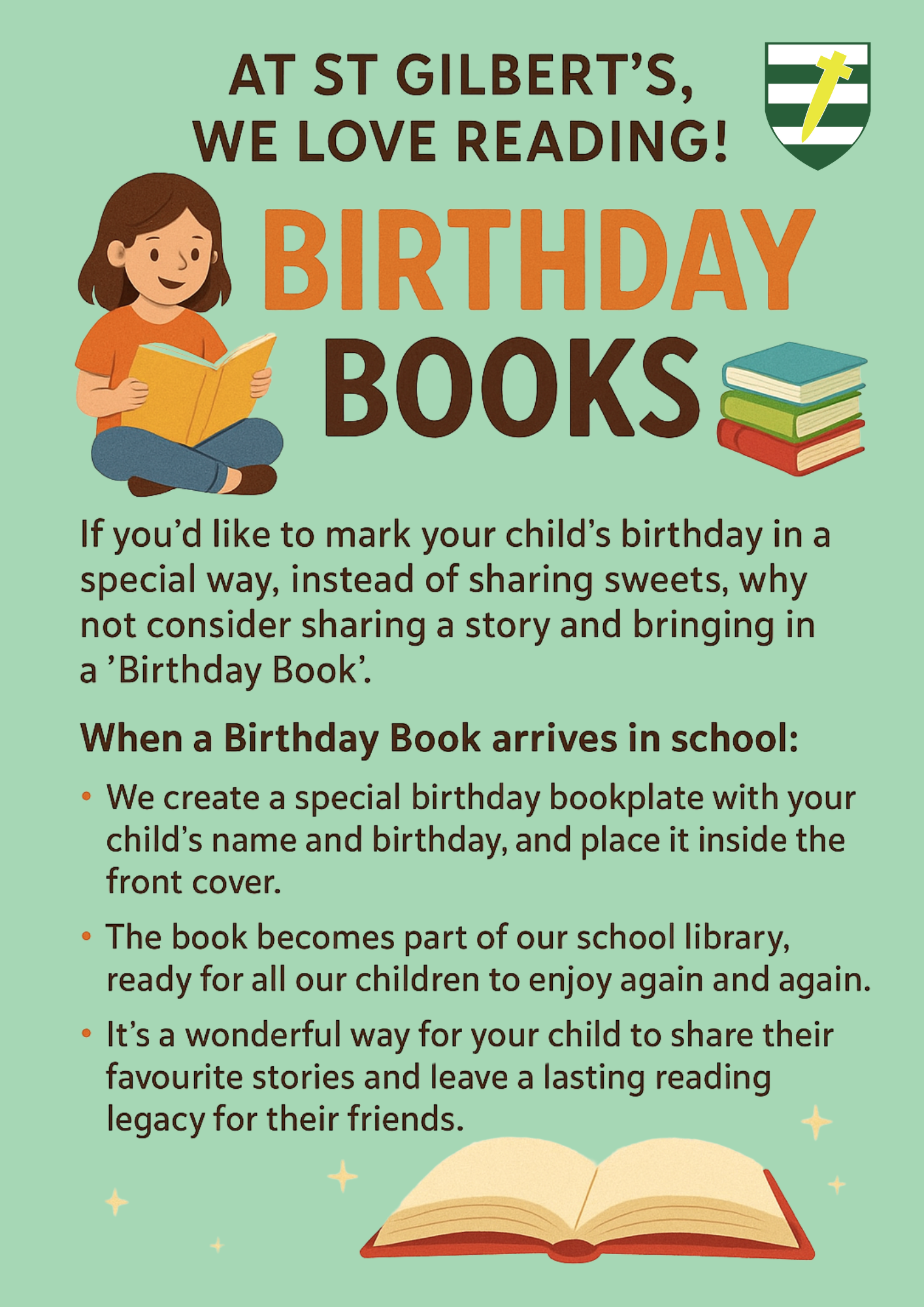 Birthday Books Poster